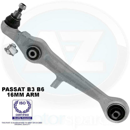 VW PASSAT B5.5 2001-2005 FRONT SUSPENSION LOWER TRACK CONTROL WISHBONE ARM 16MM