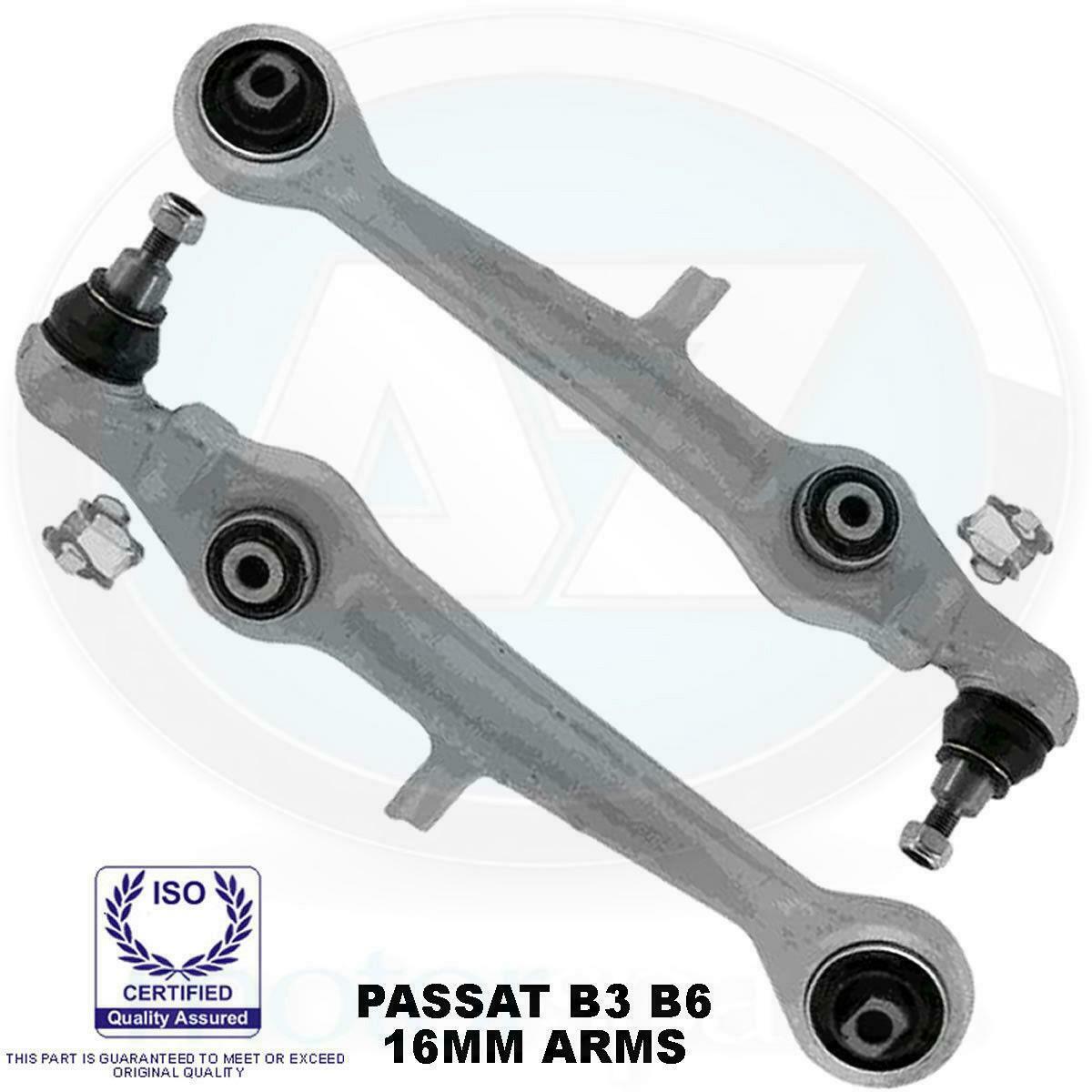 VW PASSAT B5.5 2001-2005 FRONT SUSPENSION LOWER TRACK CONTROL WISHBONES ARMS 16M