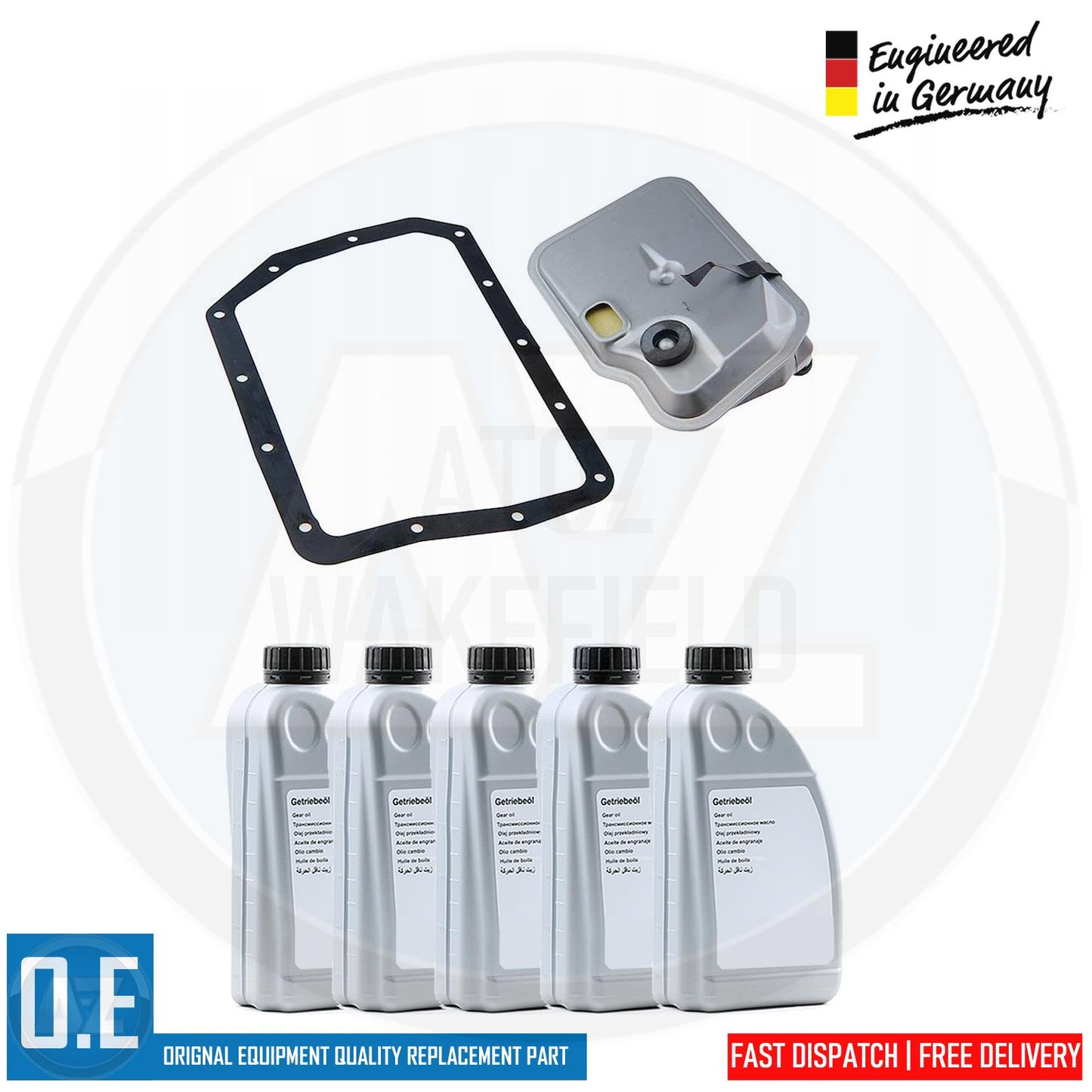FOR MINI ONE COOPER R50 R52 R53 AUTOMATIC TRANSMISSION GEARBOX FILTER 5L OIL CVT
