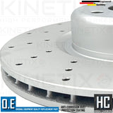 FOR BMW 430d M SPORT FRONT REAR CROSS DRILLED BRAKE DISCS MINTEX PADS SENSORS