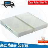 FOR HONDA CIVIC CRV FRV EU EP ES ET RD BE EM2 CABIN POLLEN FILTERS SET