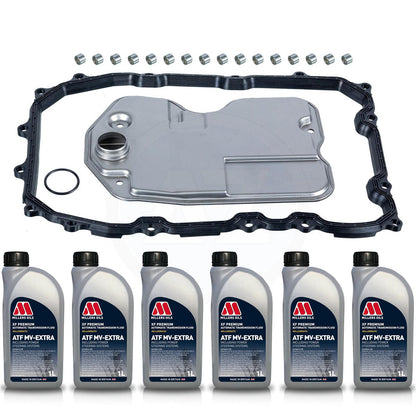 FOR PORSCHE CAYENNE 09D AUTOMATIC TRANSMISSION GEARBOX SUMP FILTER 6L OIL KIT