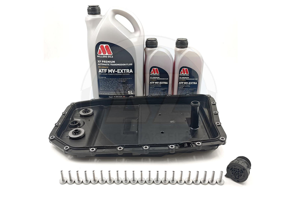 FOR ALPINA B6 4.4 AUTOMATIC TRANSMISSION GEARBOX SUMP PAN FILTER 7L MILLERS OIL