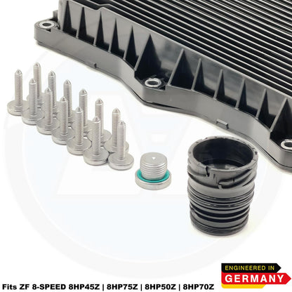 FOR MASERATI GHIBLI QUATTROPORTE AUTOMATIC GEARBOX SUMP PAN FILTER OIL KIT 8HP