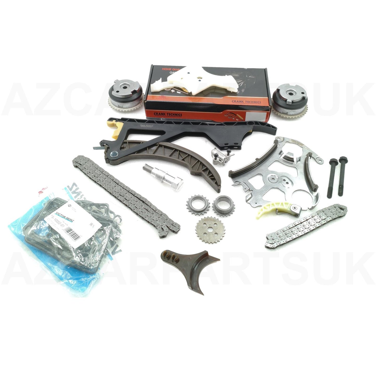BMW M2 F87 M3 F80 M4 F82 F83 S55 TIMING CHAIN OIL PUMP KIT & VVT CAM SHAFT CAMSHAFT HUB GEARS CRANKTECHNICS