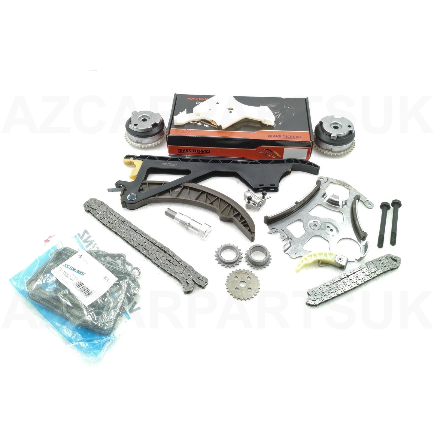 BMW M2 F87 M3 F80 M4 F82 F83 S55 TIMING CHAIN OIL PUMP KIT & VVT CAM SHAFT CAMSHAFT HUB GEARS CRANKTECHNICS
