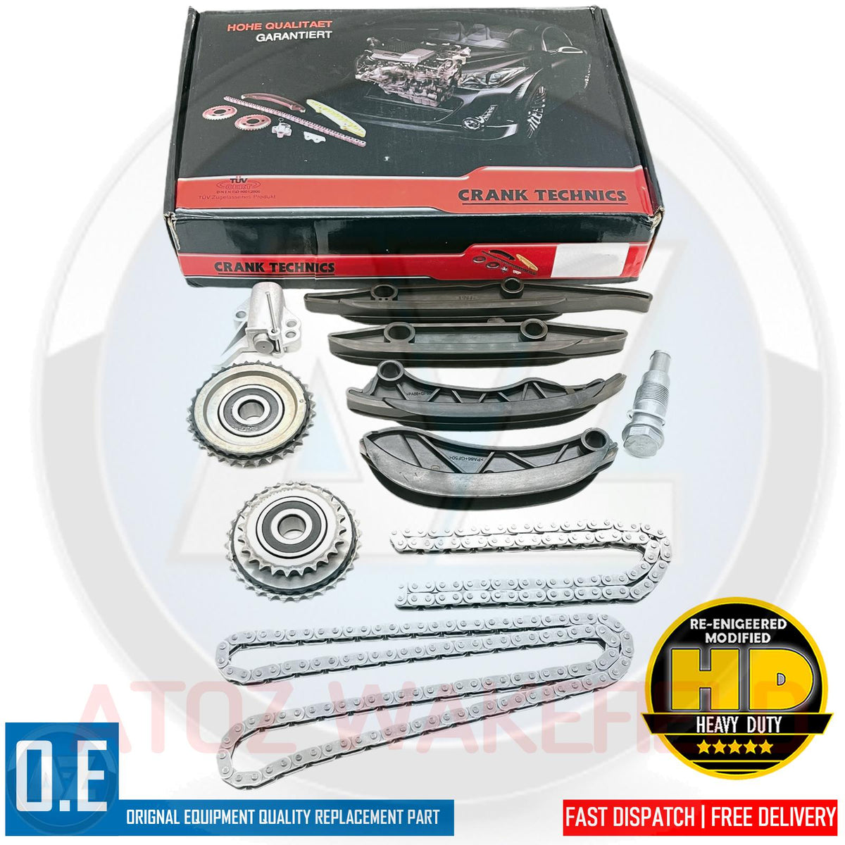 FOR BMW 340i 2015-2019 F31 B58 UPPER LOWER TIMING CHAIN & OIL PUMP KIT SET