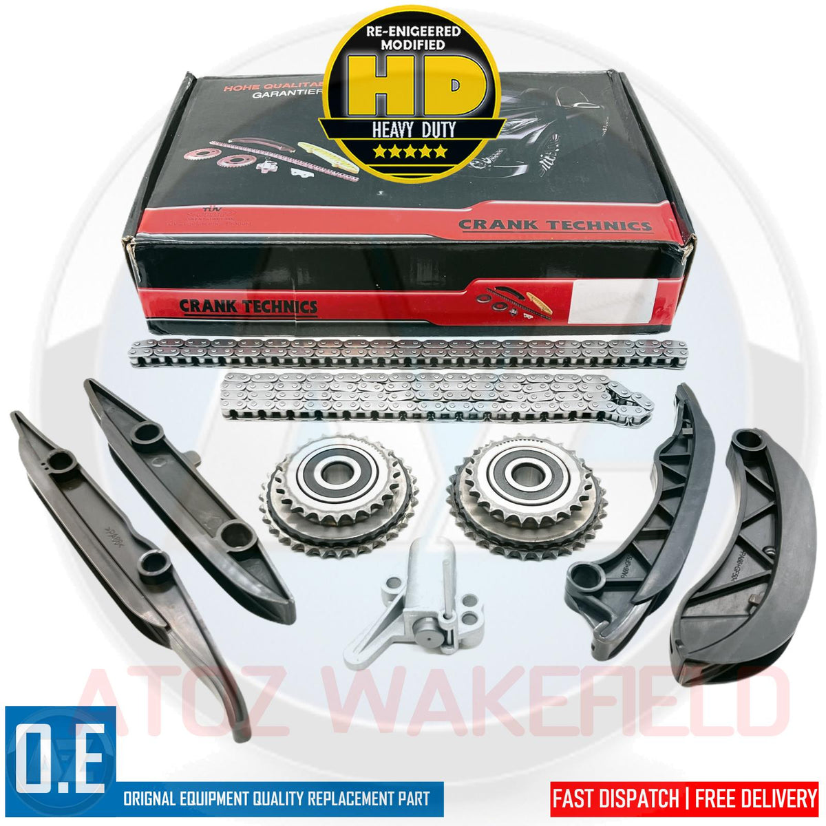 FOR BMW X3 M40i 2017-2019 G01 B58 UPPER LOWER TIMING CHAIN & OIL PUMP KIT SET