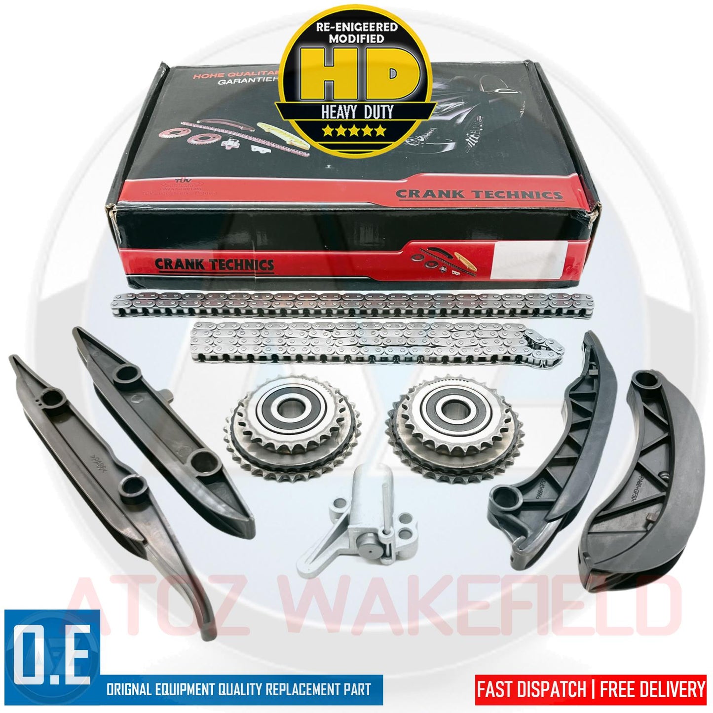 FOR BMW 340i 2015-2019 F31 B58 UPPER LOWER TIMING CHAIN & OIL PUMP KIT SET