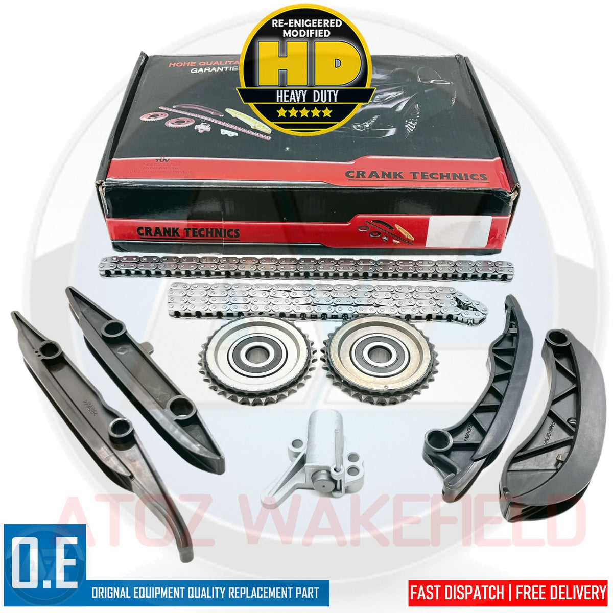 FOR BMW X3 M40i 2017-2019 G01 B58 UPPER LOWER TIMING CHAIN & OIL PUMP KIT SET