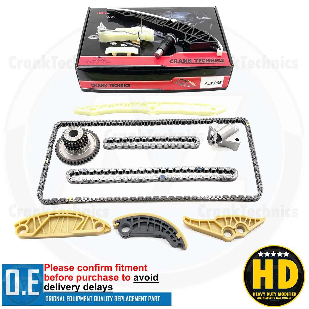 FITS VW GOLF GTI MK6 TIMING CHAIN KIT COOLING WATER PUMP THERMOSTAT HOUSING CCZB