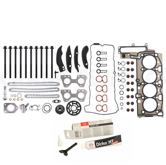 N47D20A N47D20B N47D20D MINI BMW ENGINE HEAD GASKET TIMING CHAIN KIT HEAD BOLTS