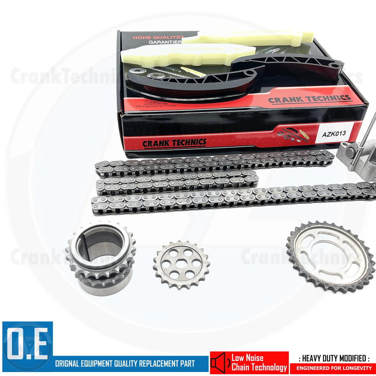 FOR BMW 3 SERIES E92 330d M57D30 / M57 D30 DIESEL UPPER LOWER TIMING CHAIN KIT