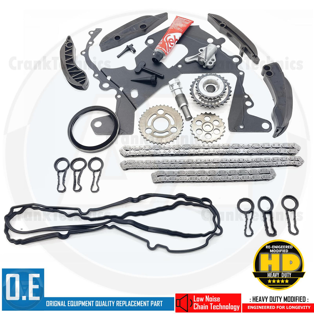FIT BMW 730d F01 F02 F03 F04 UPPER LOWER DIESEL TIMING CHAIN OIL PUMP N57D30A
