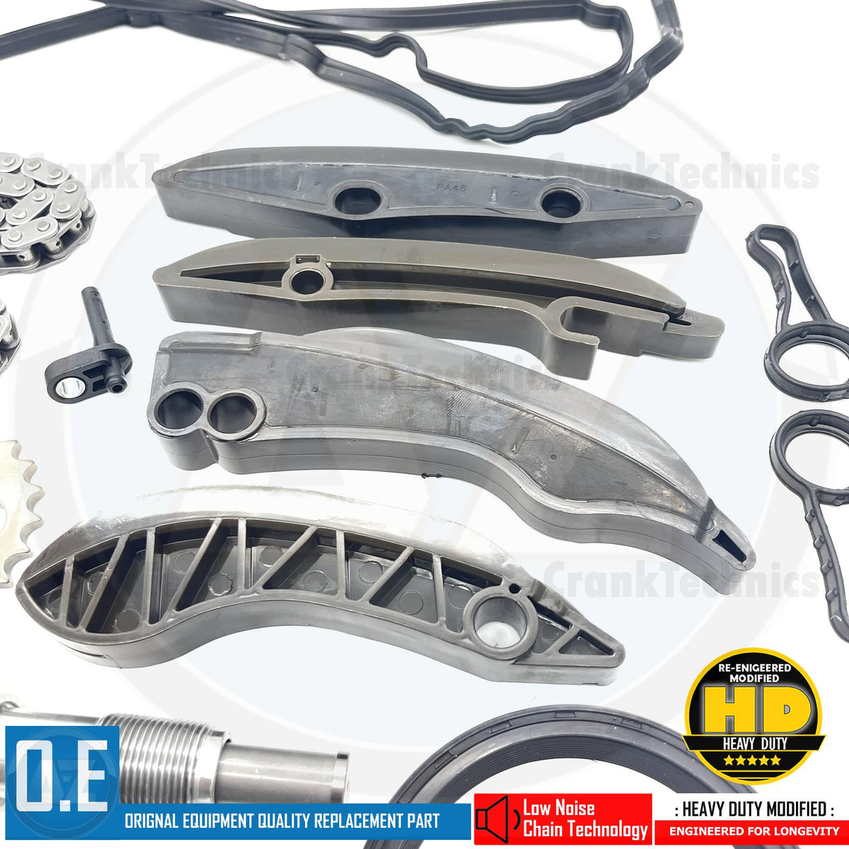 FOR BMW 330d 3.0d E93 UPPER LOWER DIESEL TIMING CHAIN OIL PUMP KIT N57D30A