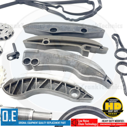 FIT BMW 730d F01 F02 F03 F04 UPPER LOWER DIESEL TIMING CHAIN OIL PUMP N57D30A