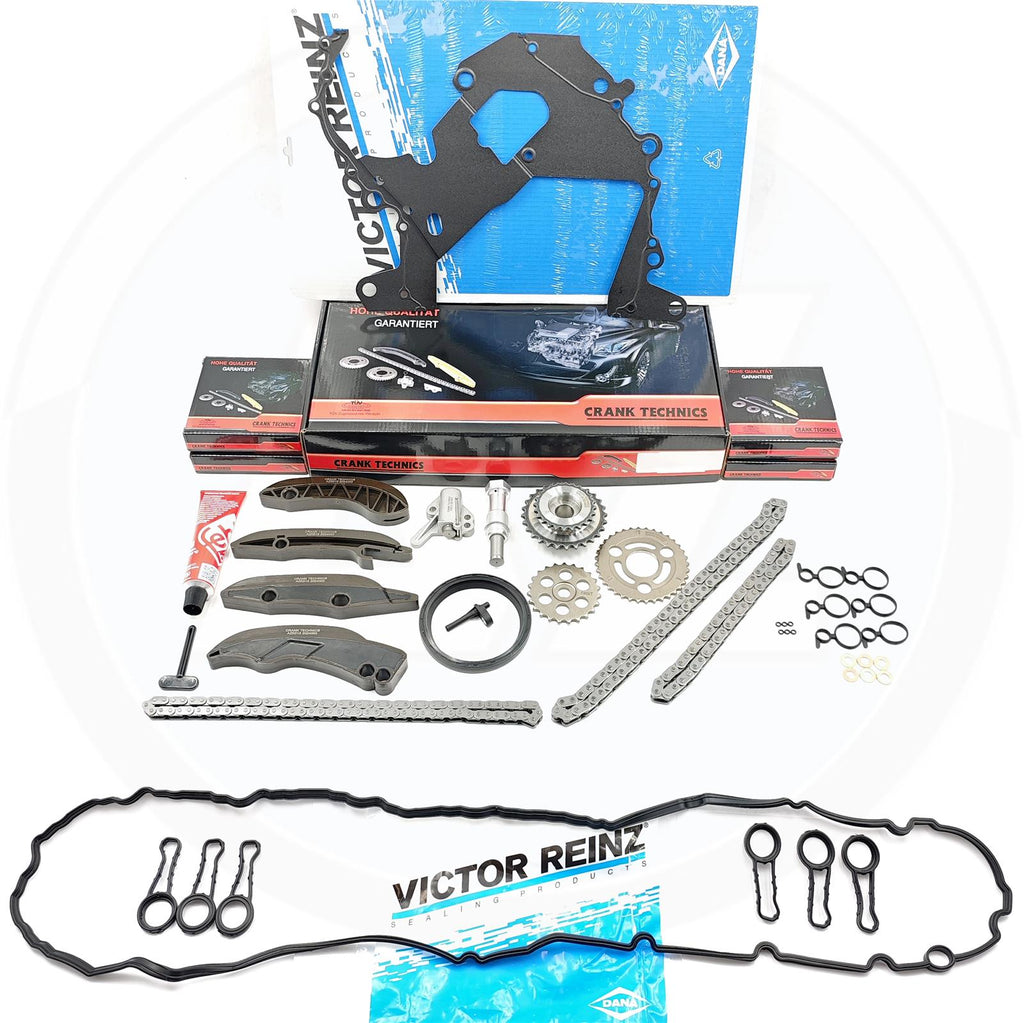 FOR BMW 530d F10 UPPER & LOWER DIESEL TIMING CHAIN OIL PUMP KIT SET N57D30A