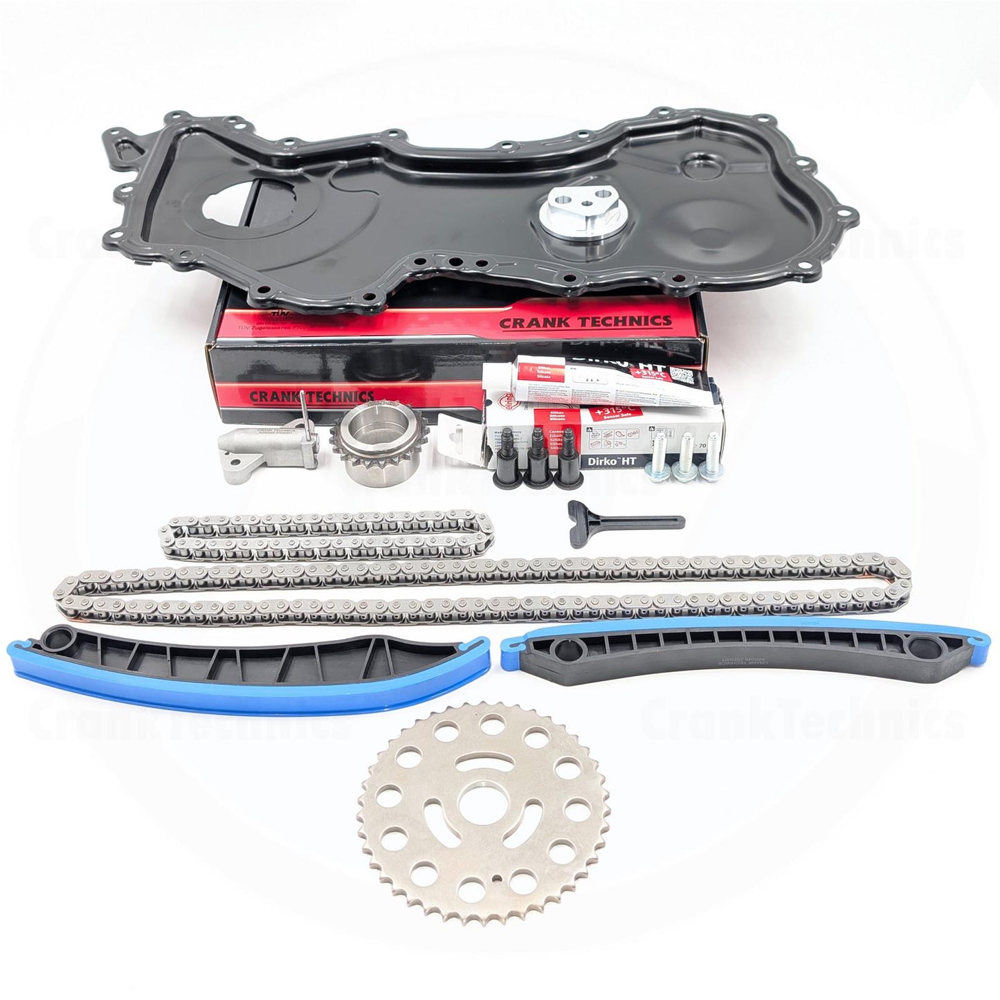 FOR RENAULT MEGANE 1.6 DCI 130 R9M DIESEL TIMING CHAIN KIT & TIMING CASE COVER
