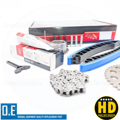 FOR NISSAN X TRAIL 1.6 DCI 4X4 R9M DIESEL TIMING CHAIN KIT & TIMING CASE COVER