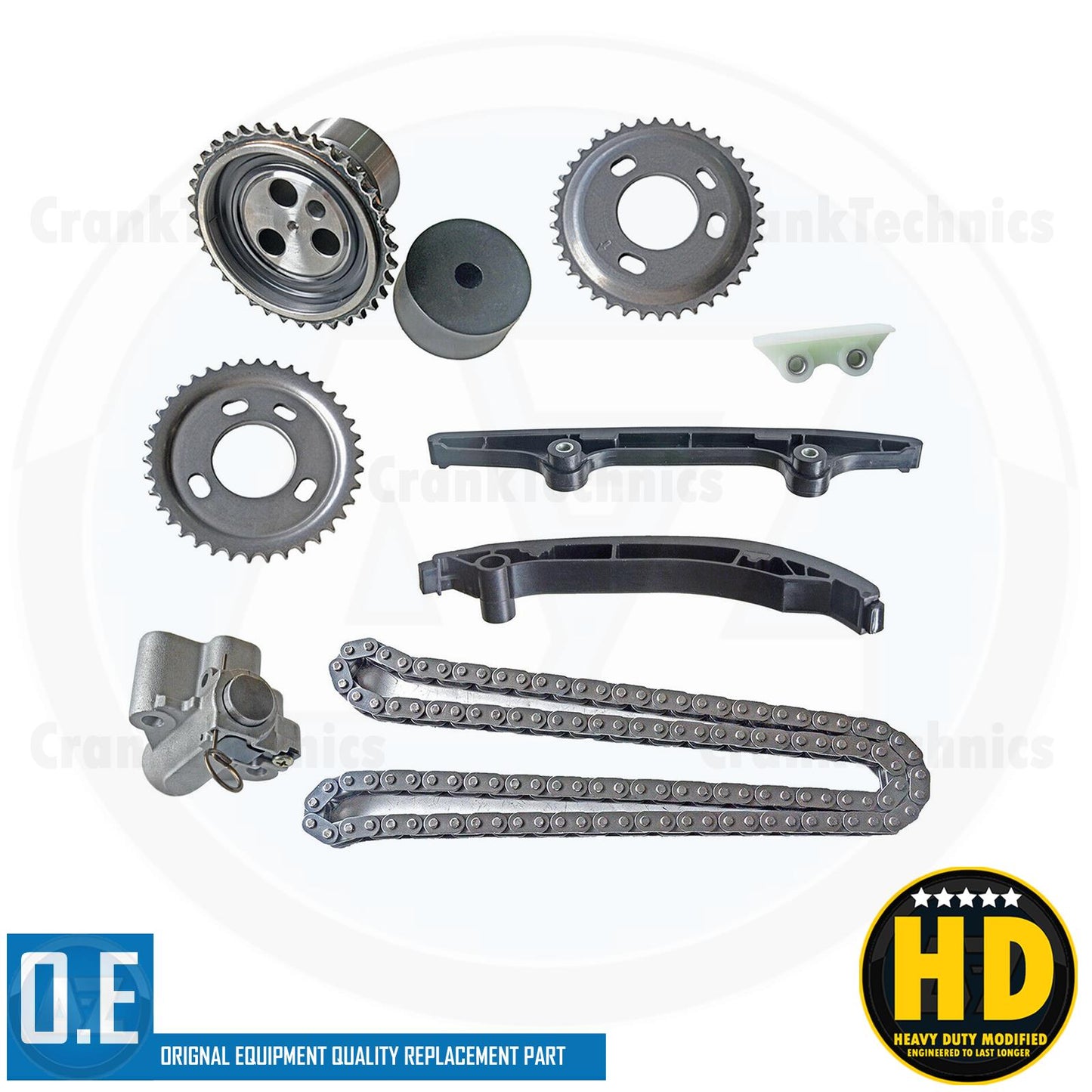 FOR CITROEN FIAT FORD PEUGEOT 2.2 DIESEL TIMING CHAIN KIT & TIMING CHAIN COVER