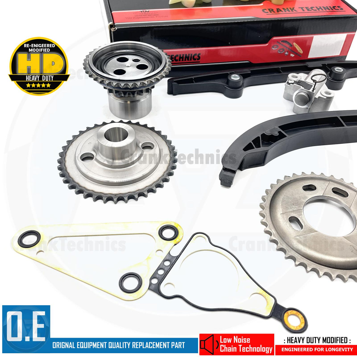 FITS FORD TRANSIT RANGER 2.2 TDCi RWD DIESEL ENGINE TIMING CHAIN KIT 1717658
