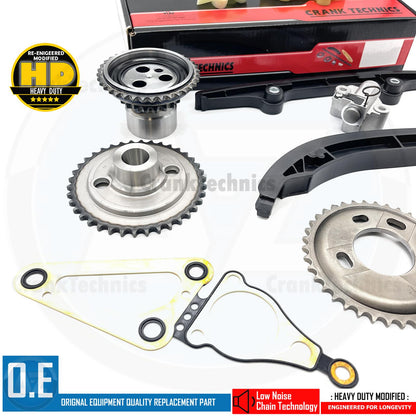 FITS FORD TRANSIT RANGER 2.2 TDCi RWD DIESEL ENGINE TIMING CHAIN KIT & COVER