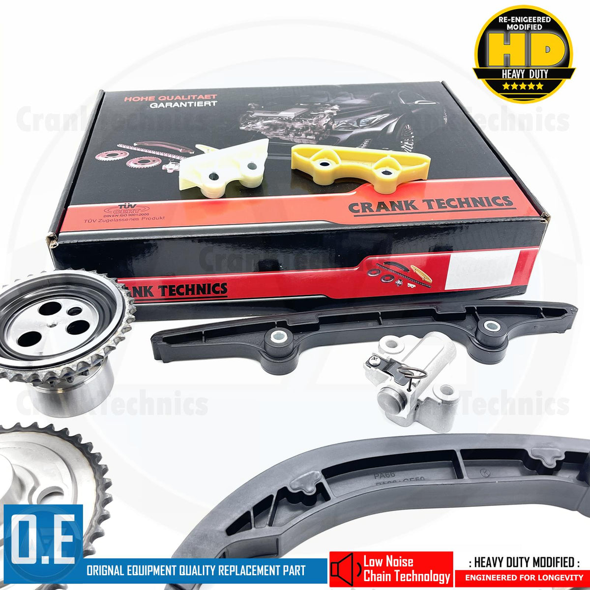 FITS FORD TRANSIT RANGER 2.2 TDCi RWD DIESEL ENGINE TIMING CHAIN KIT 1717658