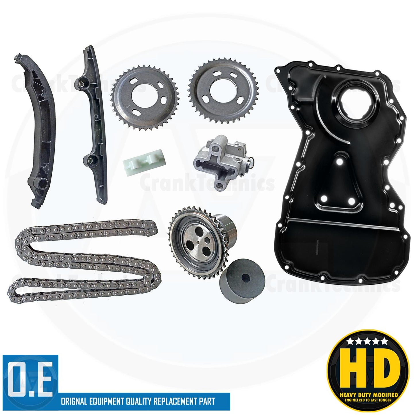 FOR CITROEN FIAT FORD PEUGEOT 2.2 DIESEL TIMING CHAIN KIT & TIMING CHAIN COVER