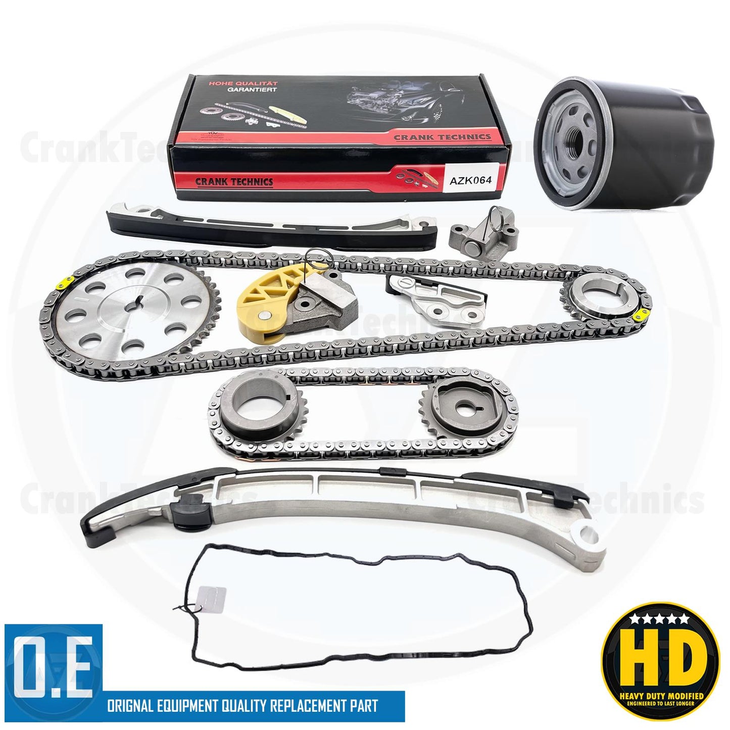 FOR MAZDA 3 2.2 DIESEL SKYACTIV-D 2013- TIMING CAM CHAIN KIT SET BRAND NEW HD