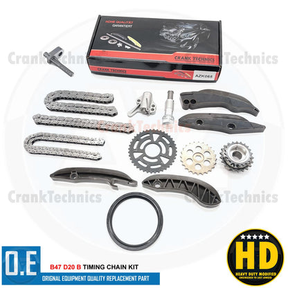 FOR BMW X4 G02 xDrive 25d 2018- B47D20B UPPER LOWER DIESEL TIMING CHAIN GUIDES
