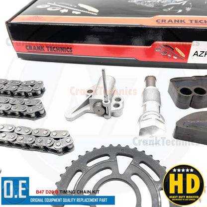 FOR BMW G21 318d 2019- B47D20B UPPER LOWER DIESEL TIMING CHAIN GUIDES KIT