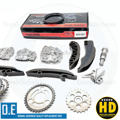 FOR MINI COOPER D F55 F56 F57 UPPER LOWER DIESEL TIMING CHAIN KIT B37C15A