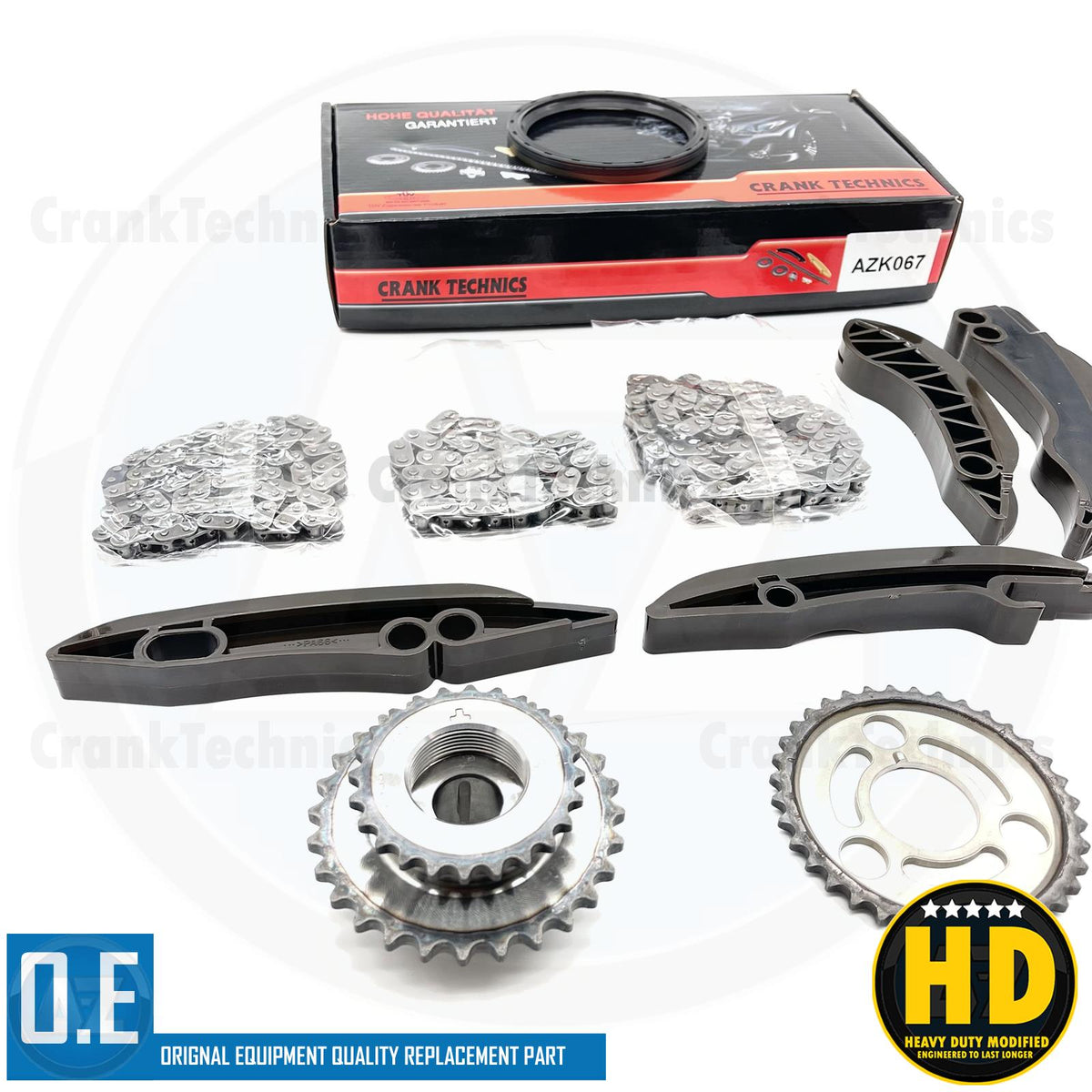 FOR MINI ONE D F54 F55 F56 F60 UPPER LOWER DIESEL TIMING CHAIN KIT B37C15A