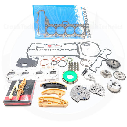 FOR LAND ROVER DEFENDER 2.0 D240 SD4 TIMING CHAIN KIT VVT GEAR & GASKETS SET