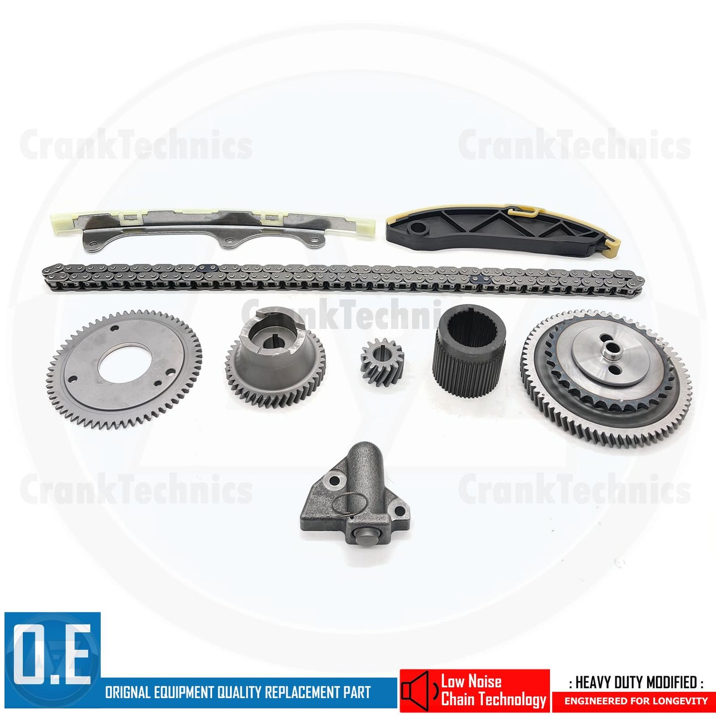 FOR FIAT FULLBACK 2.4 D MITSUBISHI L200 SHOGUN SPORT 2.4 DI-D TIMING CHAIN KIT