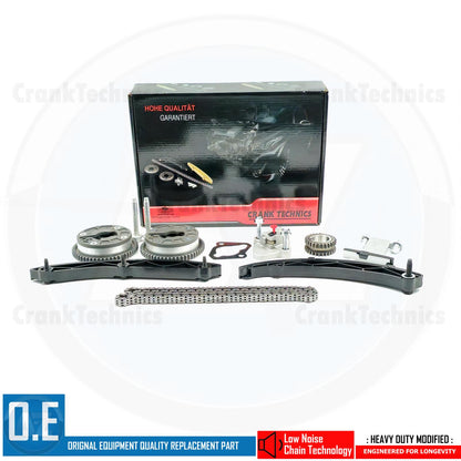 FITS VAUXHALL ADAM ASTRA (K) CORSA (E) 1.0/1.4 PETROL TIMING CHAIN KIT VVT GEARS