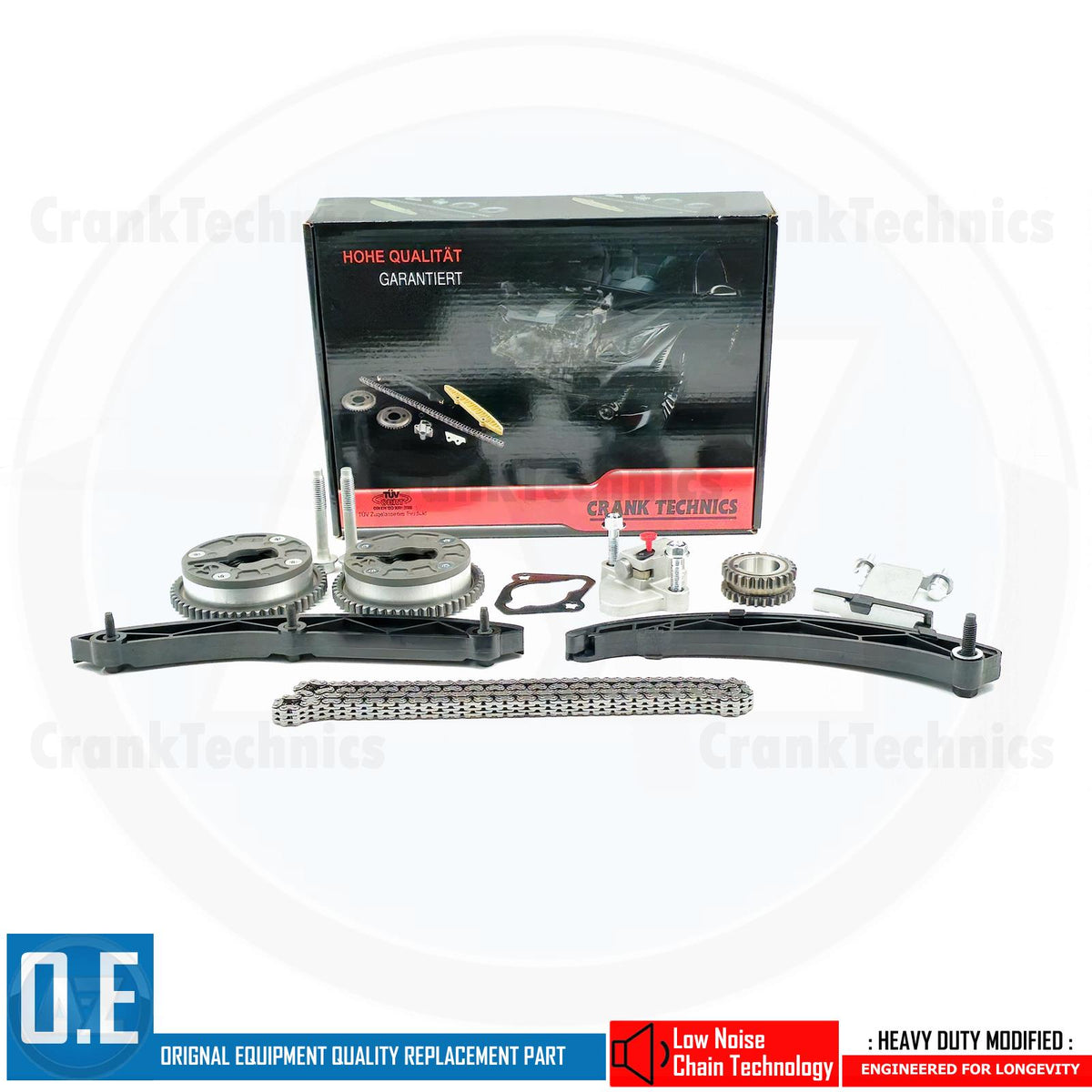 FITS VAUXHALL ADAM ASTRA (K) CORSA (E) 1.0/1.4 PETROL TIMING CHAIN KIT VVT GEARS