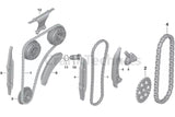 FOR BMW 218i 220i 225i 2.0 B48 F22 F23 G42 F45 UPPER & LOWER TIMING CHAIN KIT