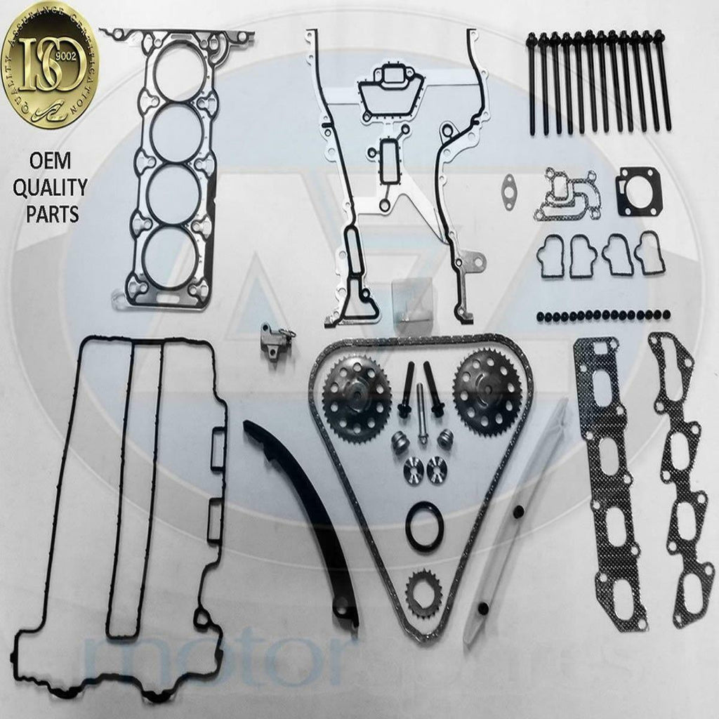 Agila Astra Combo 1.2 1.4 Twin port Engine Timing chain kit head gasket bolts
