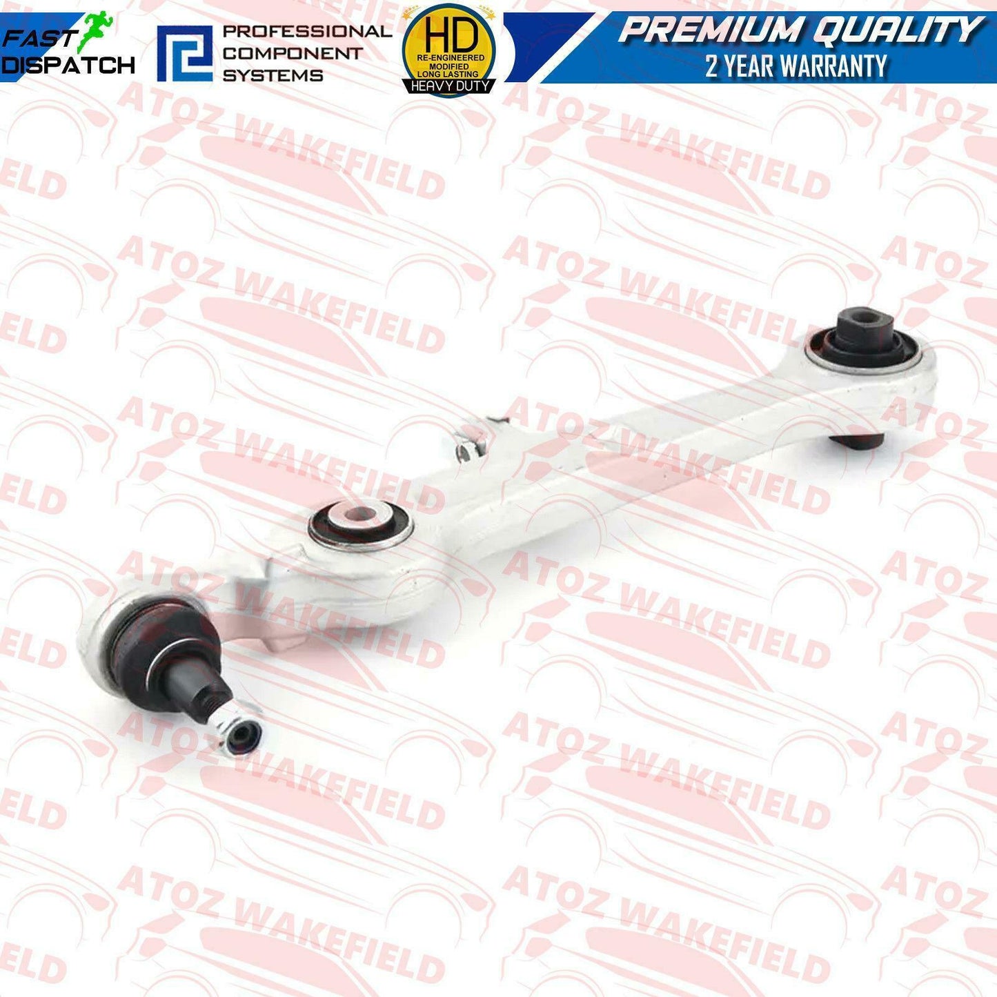 Audi A4 B6 B7 2001- Front suspension lower track control arms wishbones 16mm X2