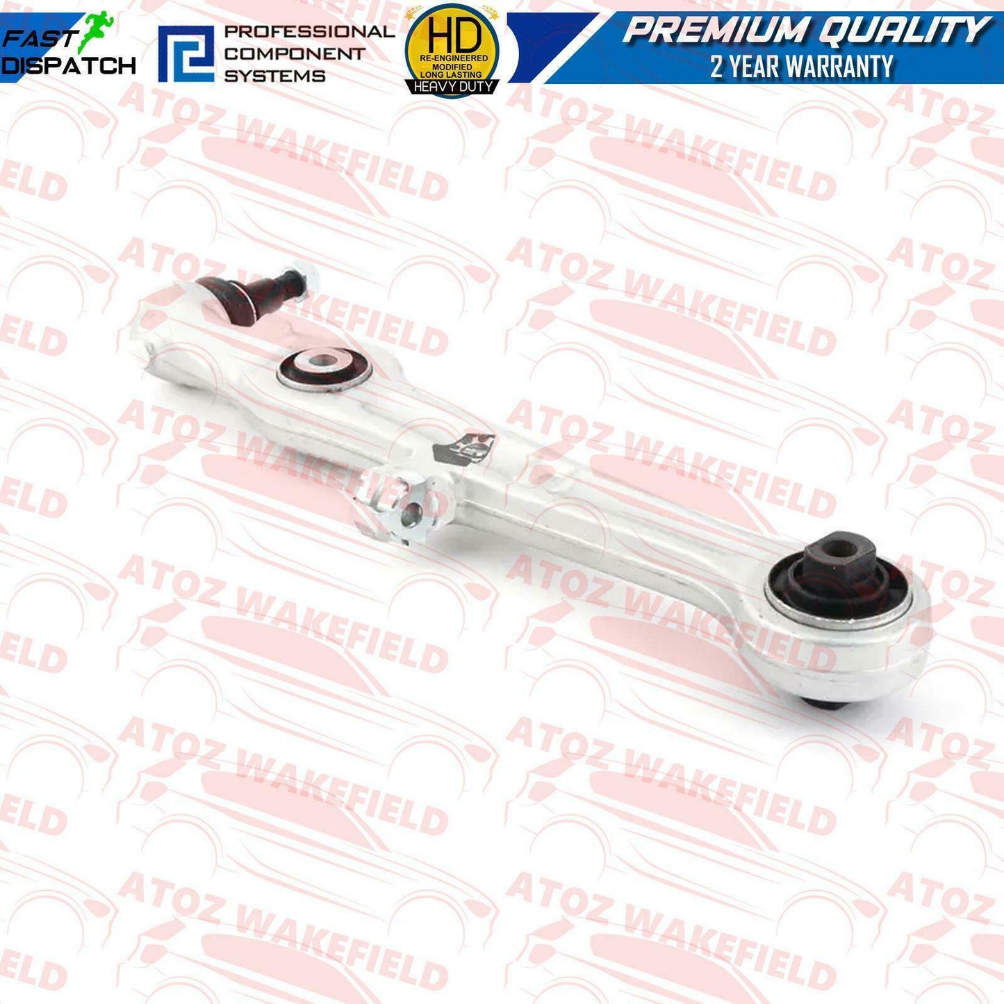 Audi A4 B6 B7 2001- Front suspension lower track control arms wishbones 16mm X2
