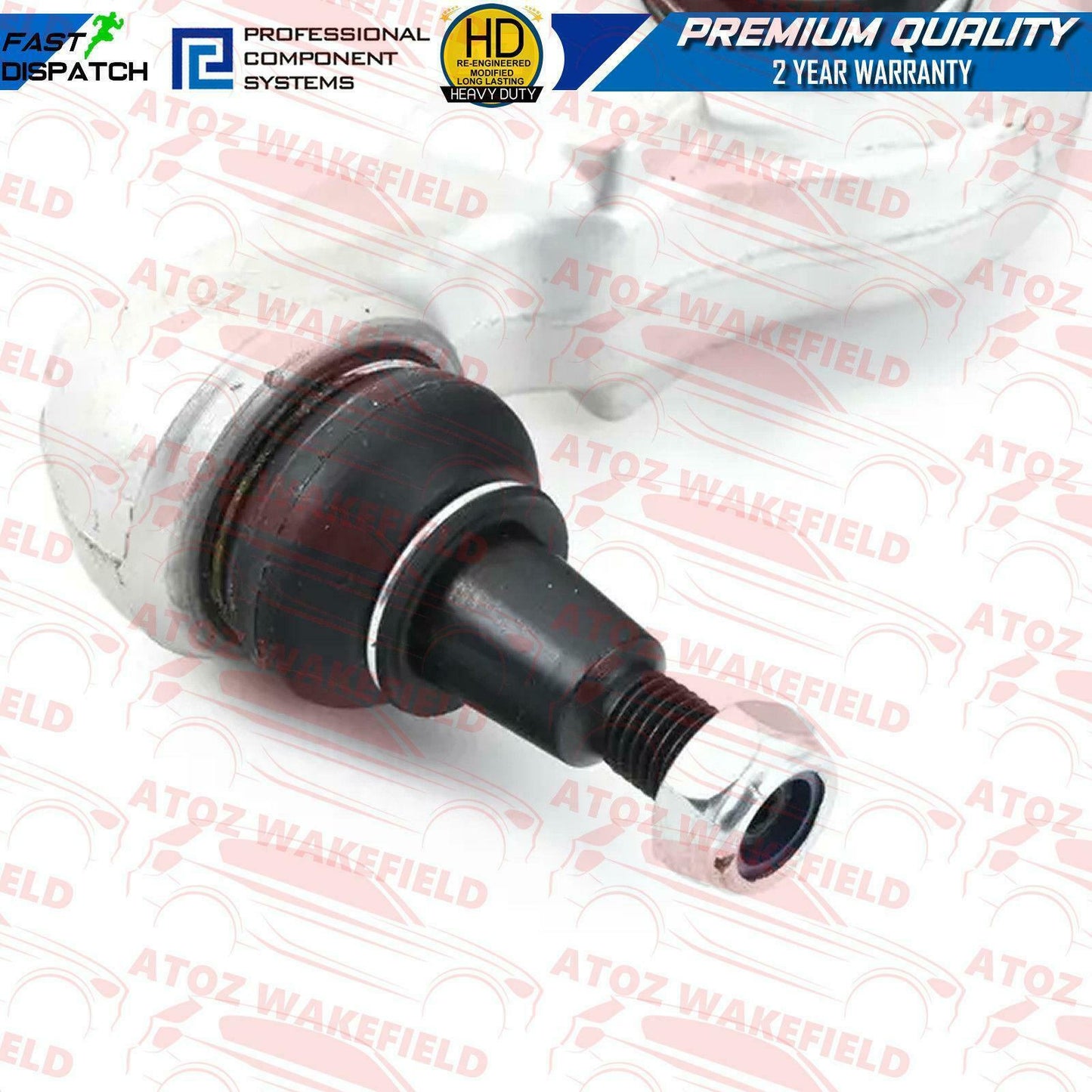 Audi A4 B6 B7 2001- Front suspension lower track control arms wishbones 16mm X2