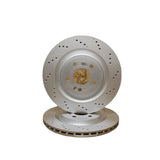 FOR MERCEDES A35 A45 CLA 35 CLA 45 GLA 45 GLB 35 AMG REAR BRAKE DISCS PAIR 330mm