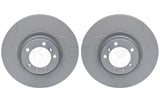 FOR PORSCHE PANAMERA FRONT LEFT GROOVED SLOTTED BRAKE DISCS PAIR 360mm COATED