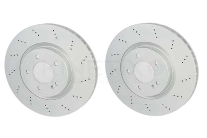 FOR MERCEDES G63 AMG 2018- REAR BRAKE DISCS PADS SENSOR 370mm A4634230000