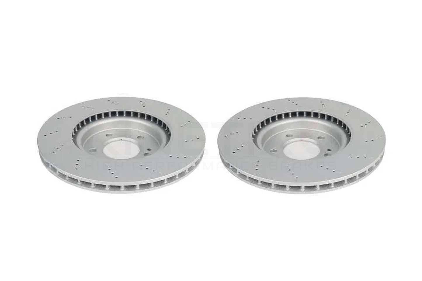 FOR MERCEDES G63 AMG 2018- DRILLED REAR BRAKE DISCS PAIR 370mm A4634230000