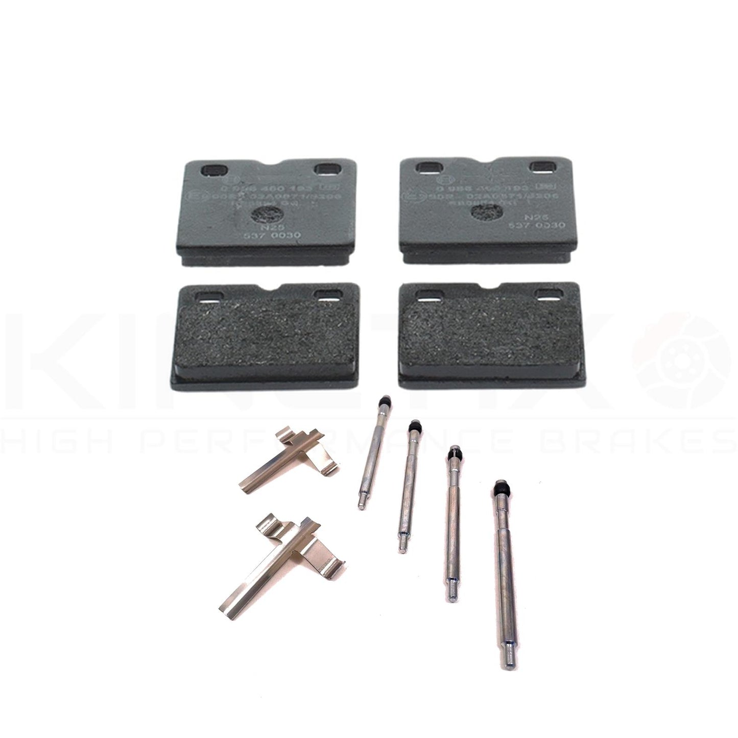 FOR TESLA MODEL X 2016-2023 REAR PARKING BRAKE PAD SHOES & FITTING PINS KIT