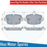 FOR BENTLEY BENTAYGA 6.0 W12 REAR BRAKE PADS SET 4M0698451C / 4M0698451T