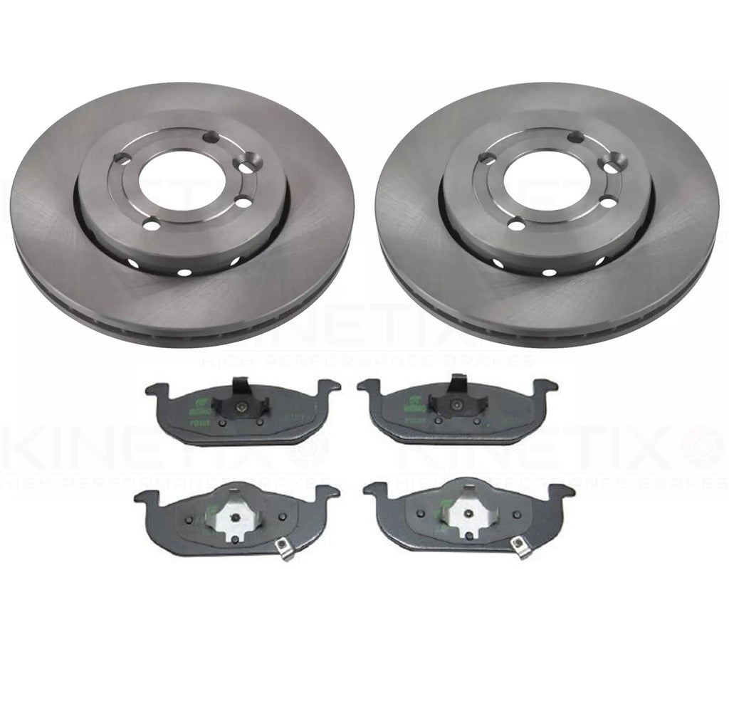 FOR MG 1.3/1.5 MG 3 (2011-) FRONT AXLE 257mm FRONT BRAKE DISCS PADS SET 10094756