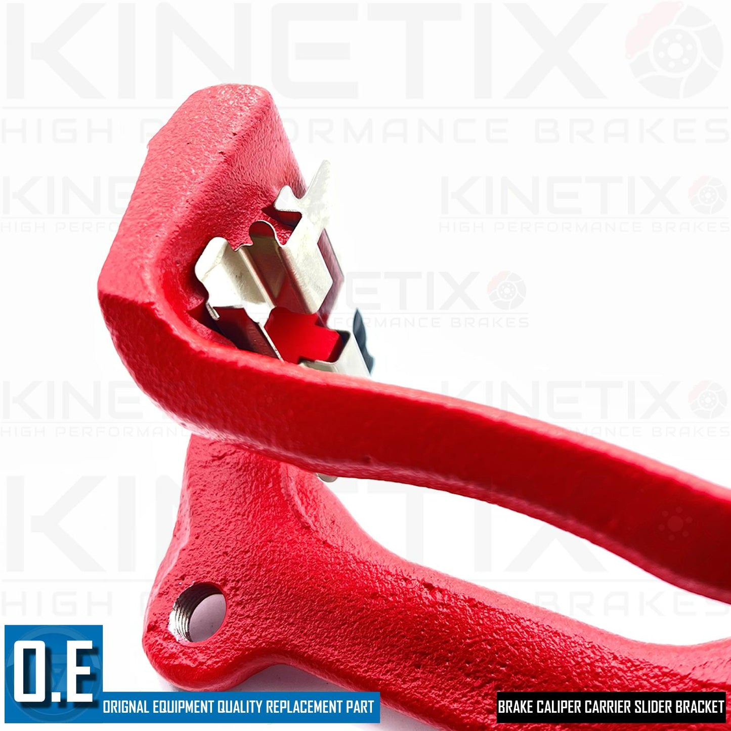 FOR ABARTH 500/595/695 REAR AXLE BRAKE CALIPER CARRIER SLIDER BRACKET RED